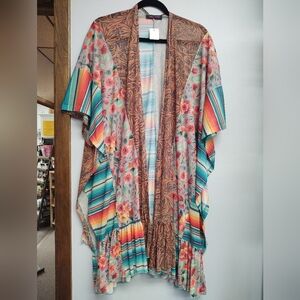 NWOT Crazy Train Kimono " Sun Daze" One Size
